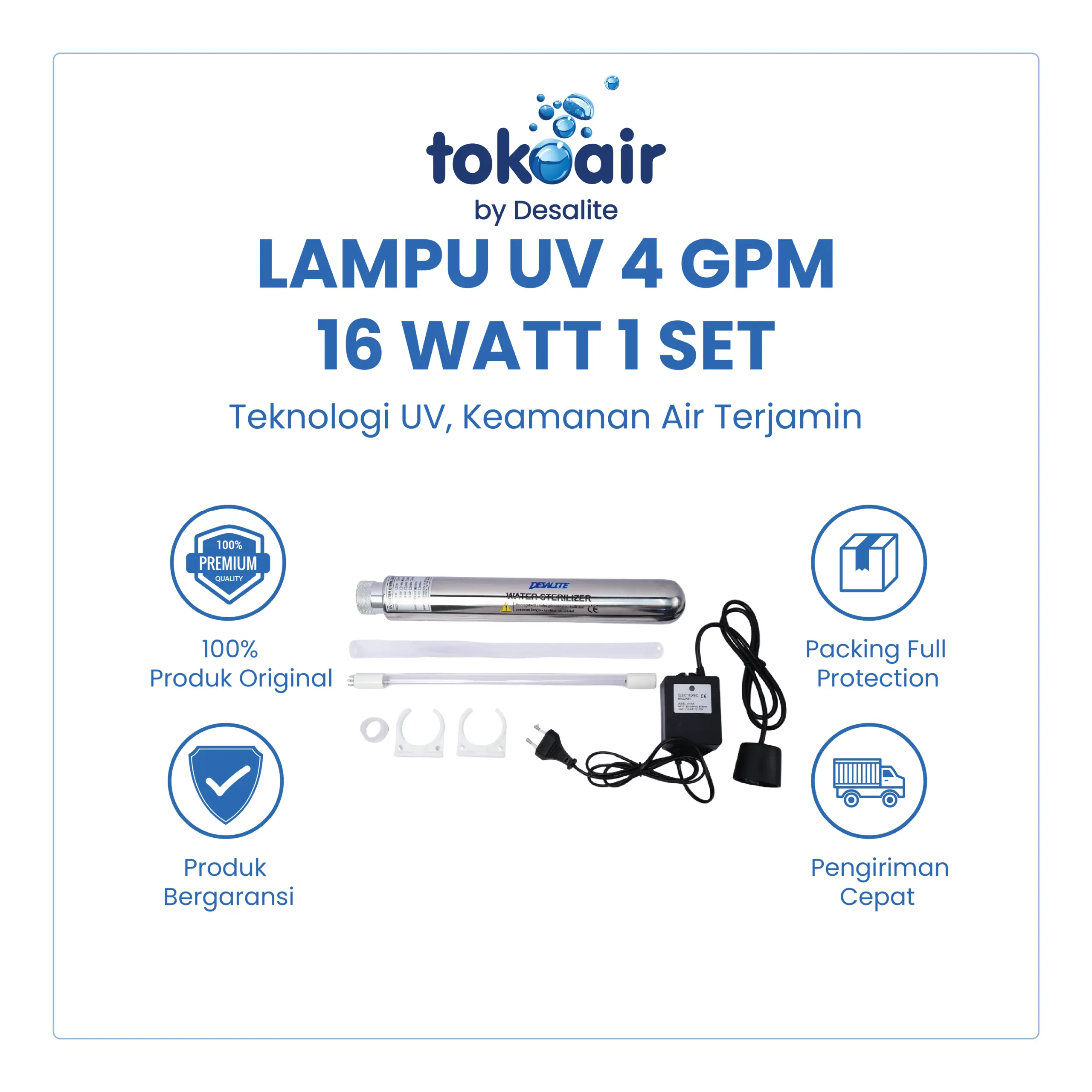 LAMPU UV 4 GPM 16 watt ai-01