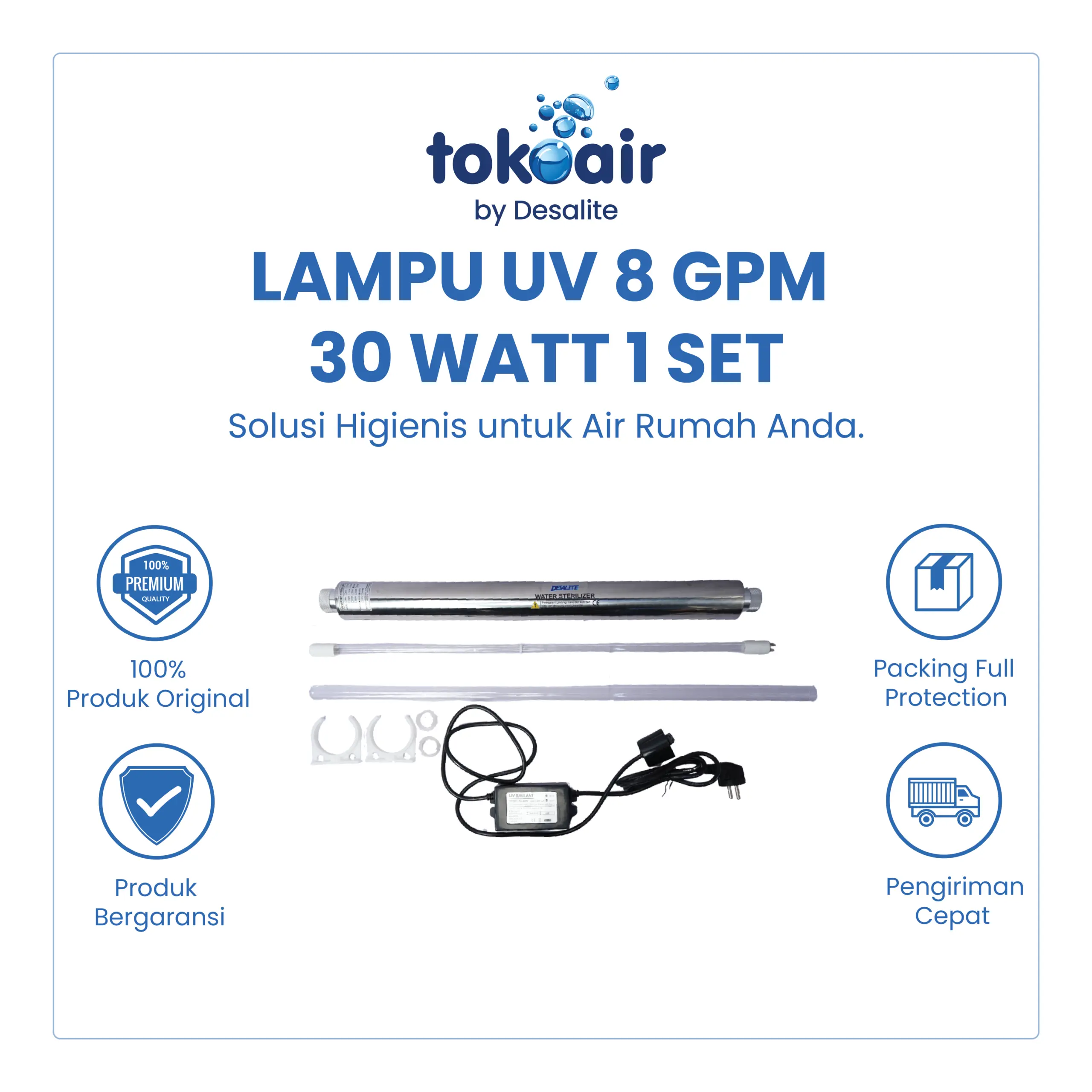 LAMPU UV 8 GPM 1 SET-01