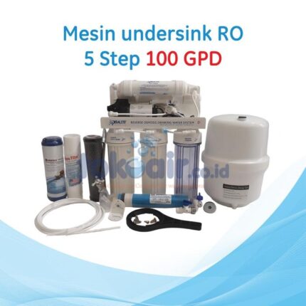 Mesin RO 100 GPD + Pressure tank 5 step Desalite